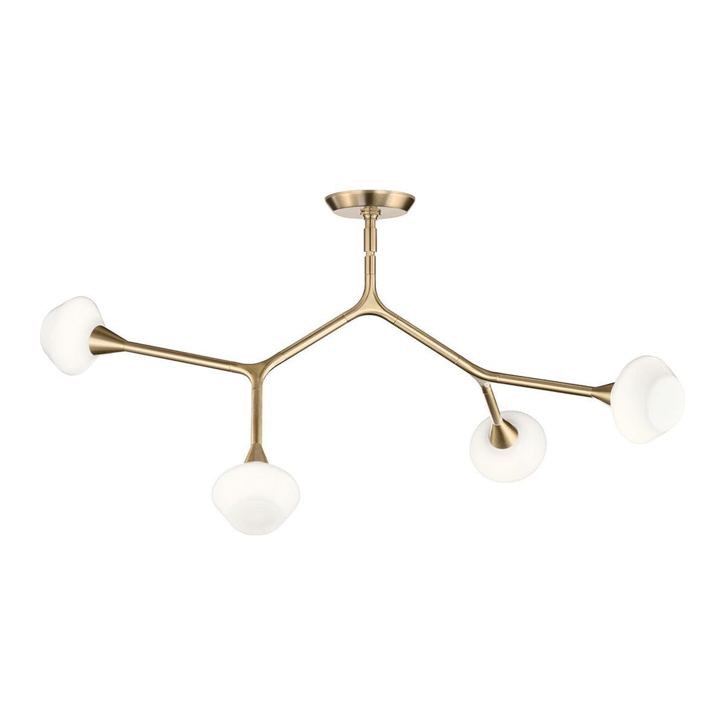 Kichler Cassius 4 Light Pendant in Champagne Bronze