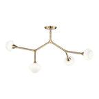 Kichler Cassius 4 Light Pendant in Champagne Bronze