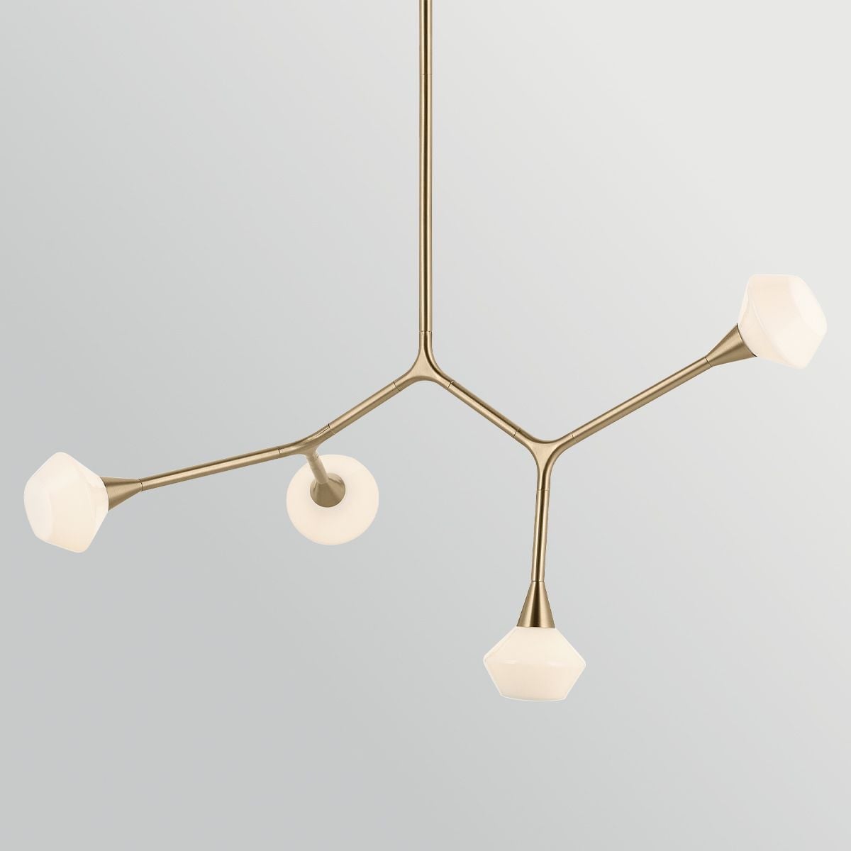 Kichler Cassius 4 Light Pendant in Champagne Bronze