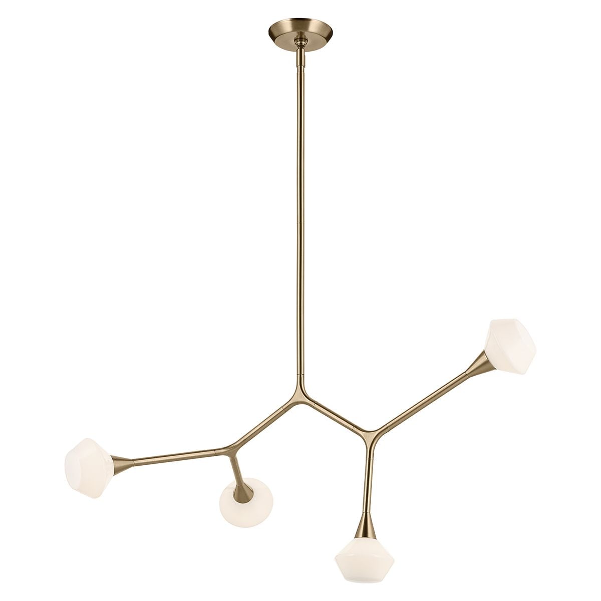 Kichler Cassius 4 Light Pendant in Champagne Bronze
