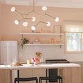 Kichler Cassius 8 Light Pendant in Champagne Bronze