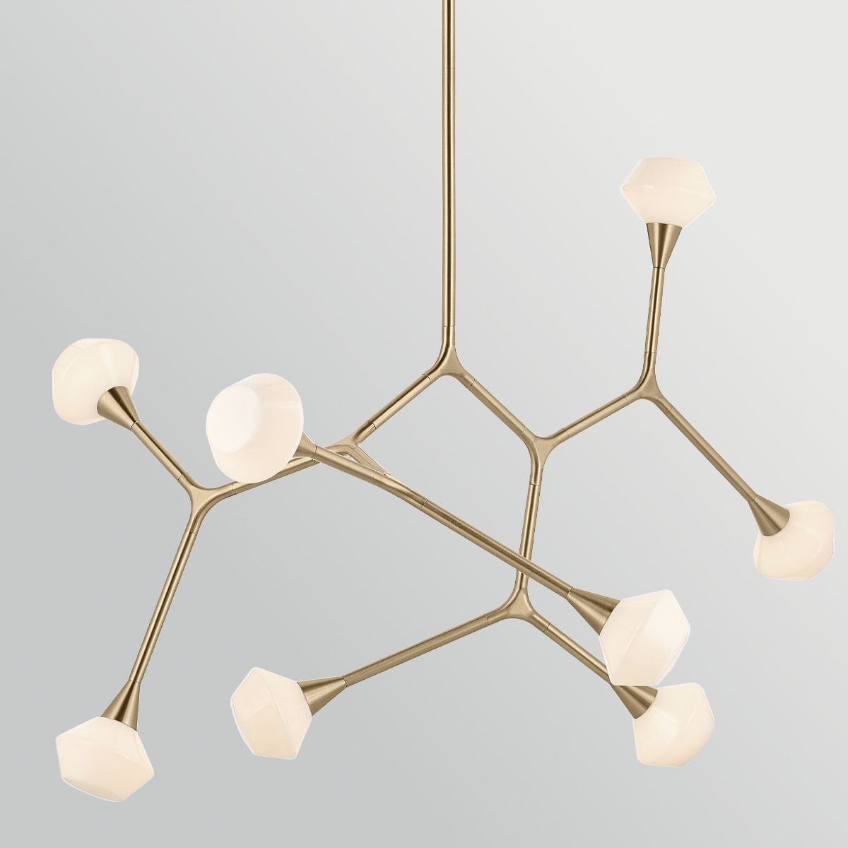 Kichler Cassius 8 Light Pendant in Champagne Bronze