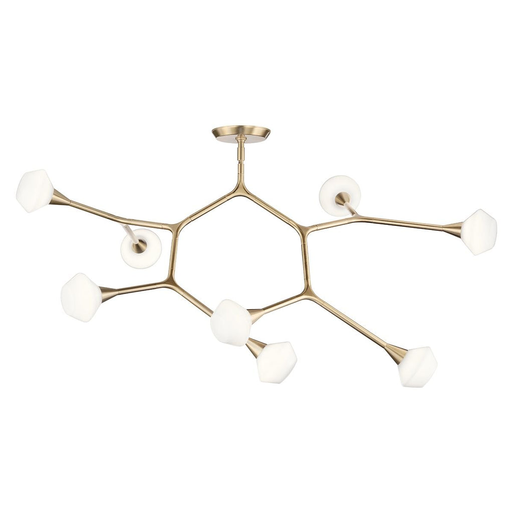 Kichler Cassius 8 Light Pendant in Champagne Bronze