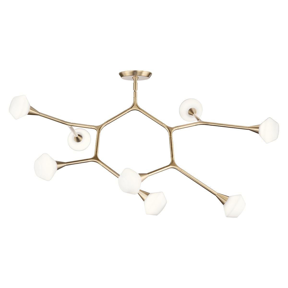Kichler Cassius 8 Light Pendant in Champagne Bronze