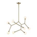 Kichler Cassius 8 Light Pendant in Champagne Bronze