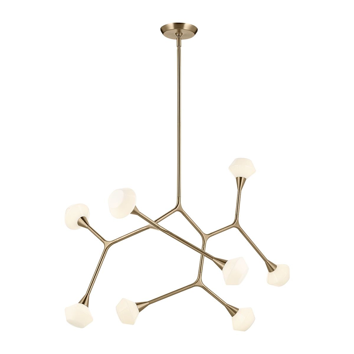 Kichler Cassius 8 Light Pendant in Champagne Bronze