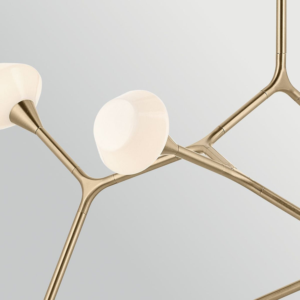 Kichler Cassius 8 Light Pendant in Champagne Bronze