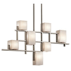 Kichler City Lights 7 Light Pendant Light in Pewter