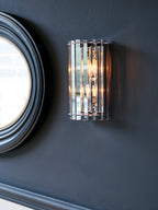 Kichler Crystal Skye 2 Light Wall Light in Chrome