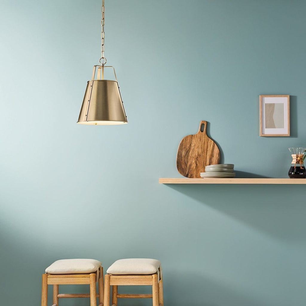 Kichler Etcher Large Pendant in Champagne Bronze