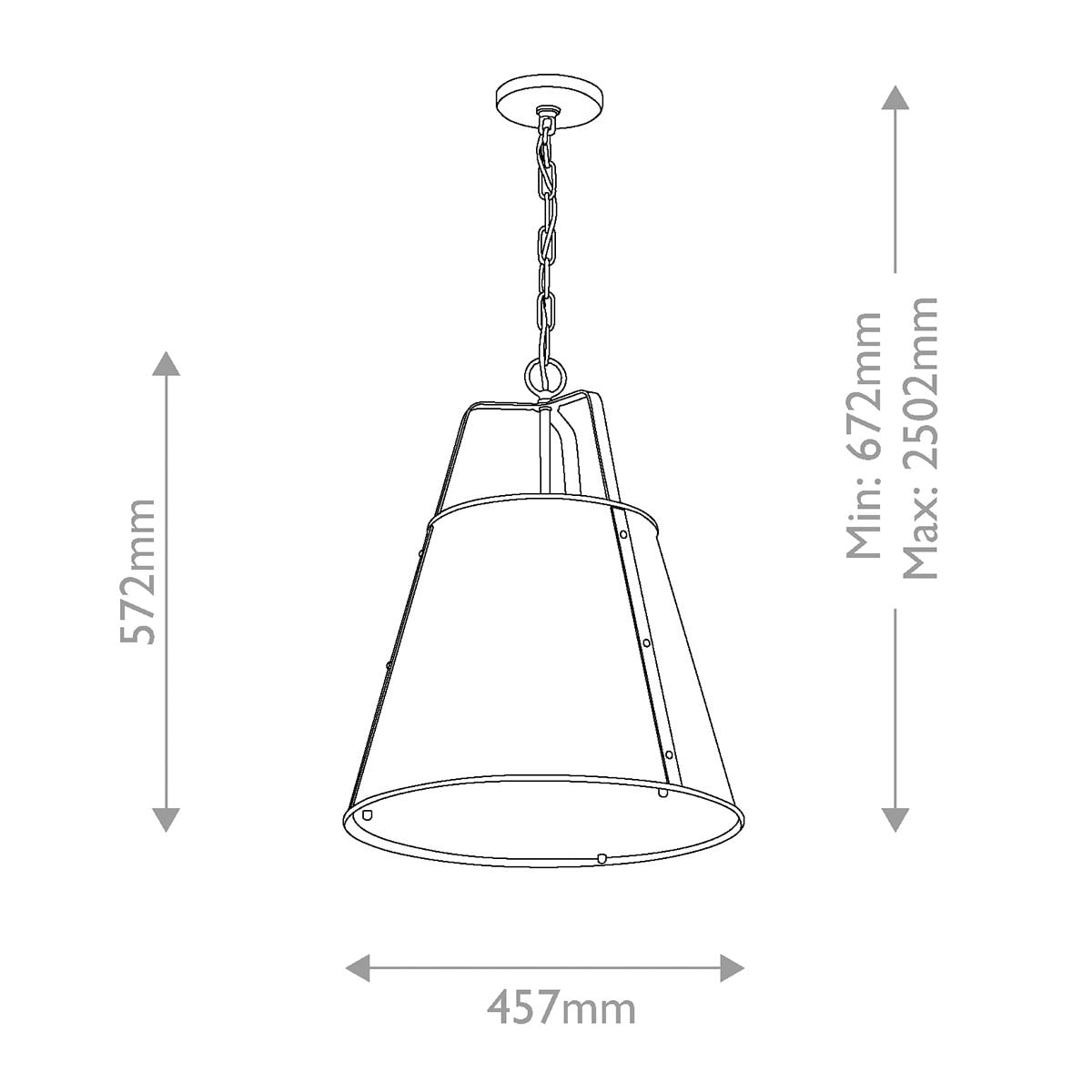 Kichler Etcher Large Pendant in Champagne Bronze
