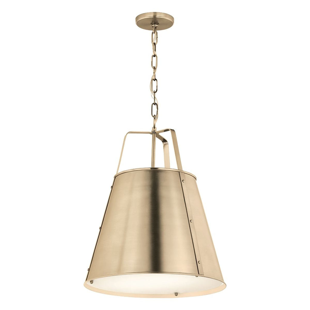 Kichler Etcher Large Pendant in Champagne Bronze