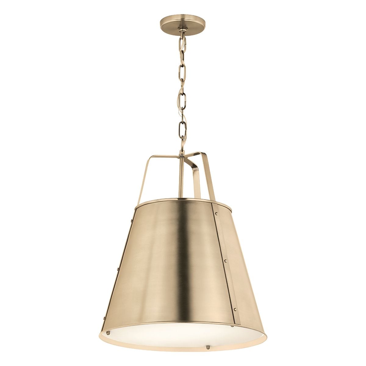 Kichler Etcher Large Pendant in Champagne Bronze