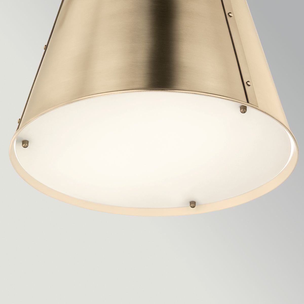 Kichler Etcher Large Pendant in Champagne Bronze