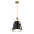 Kichler Etcher Medium Pendant in Black & Champagne Bronze
