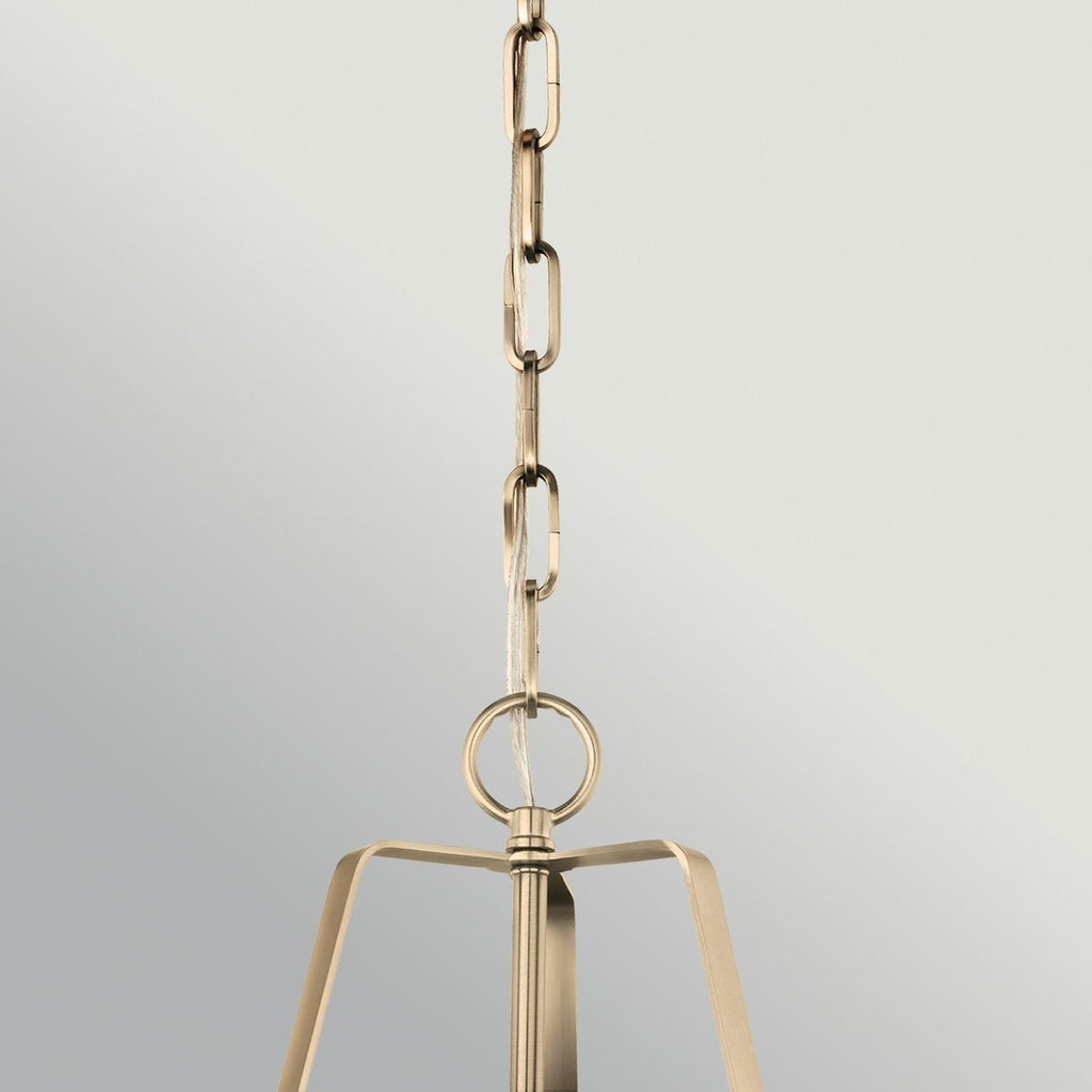 Kichler Etcher Medium Pendant in Black & Champagne Bronze