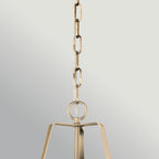 Kichler Etcher Medium Pendant in Black & Champagne Bronze