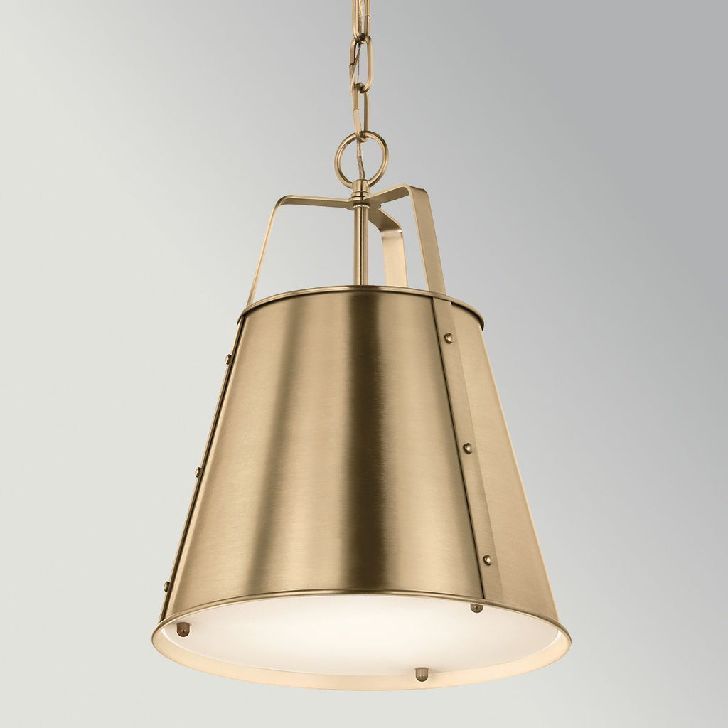 Kichler Etcher Medium Pendant in Champagne Bronze