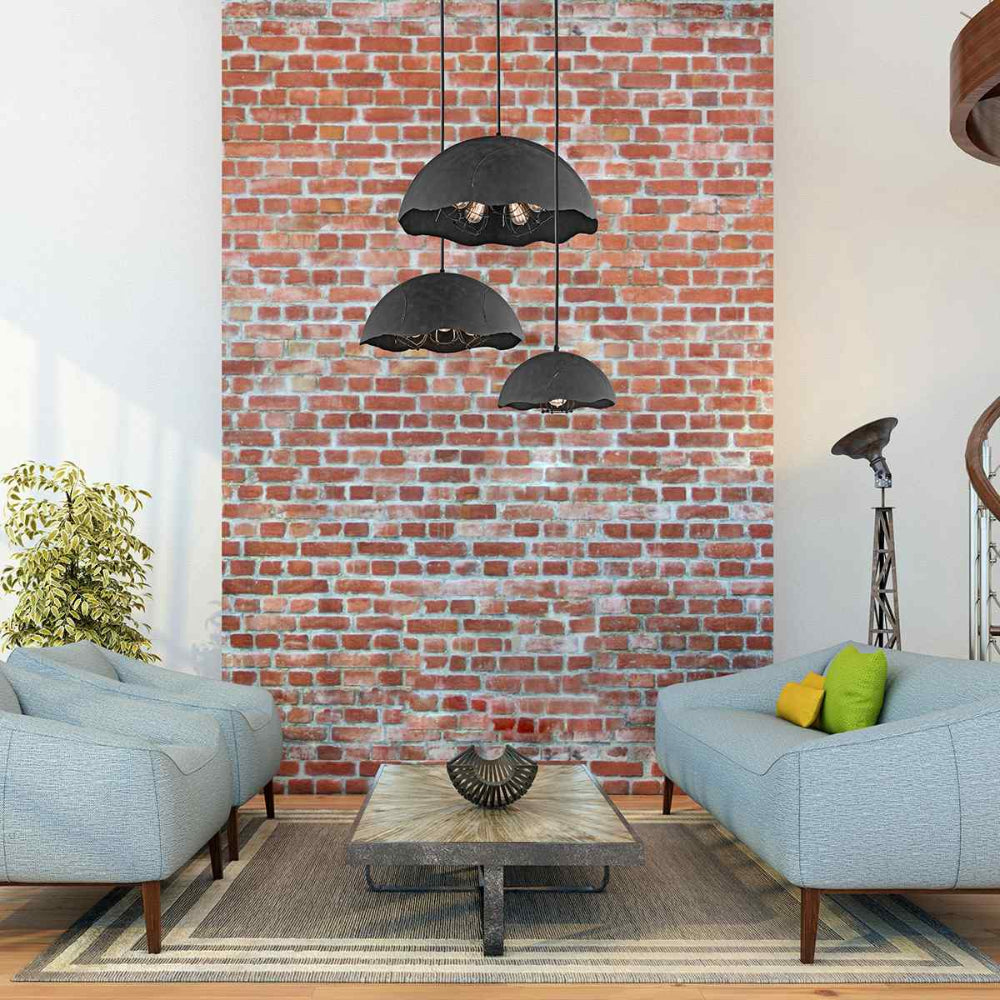 Kichler Fracture 5 Light Pendant Weathered Zinc KL-FRACTURE-P-L