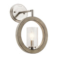 Kichler Grand Bank Wall Light Mini Pendant Semi Flush Ceiling Light in Distressed Antique Grey