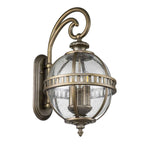 Kichler Halleron 3 Light Outdoor Wall Lantern in Burnished Bronze
