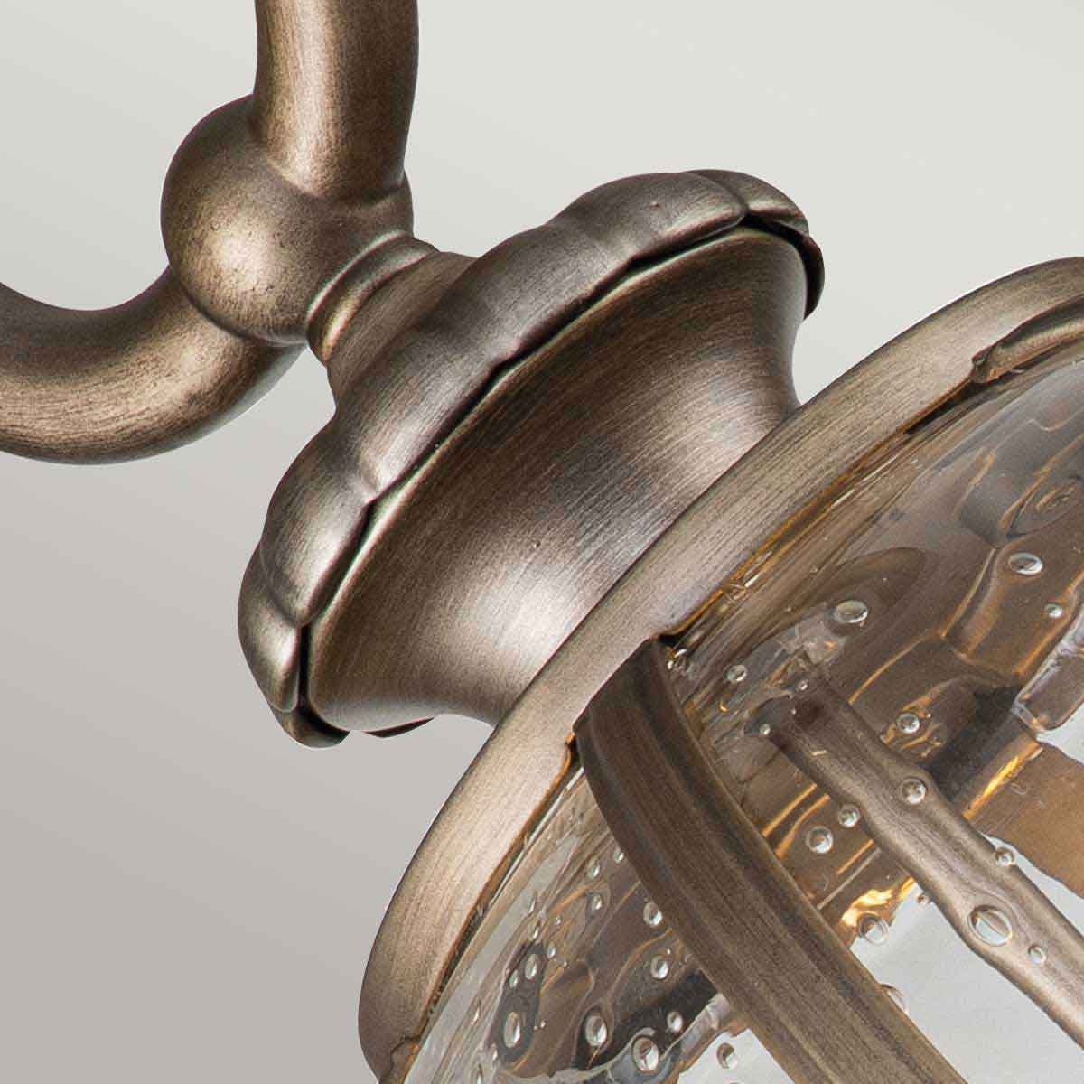 Kichler Halleron 3 Light Outdoor Wall Lantern in Burnished Bronze