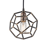 Kichler KL/ROCKLYN/MP RS Rocklyn 1Lt Raw Steel Pendant Light