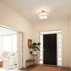 Kichler Lacey 4 Light Semi Flush Ceiling Light in Antique Pewter