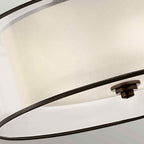 Kichler Lacey 4 Light Semi Flush Ceiling Light in Mission Bronze