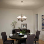 Kichler Lacey 5 Light Chandelier in Antique Pewter