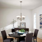 Kichler Lacey 5 Light Chandelier in Antique Pewter