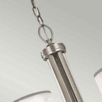 Kichler Lacey 5 Light Chandelier in Antique Pewter