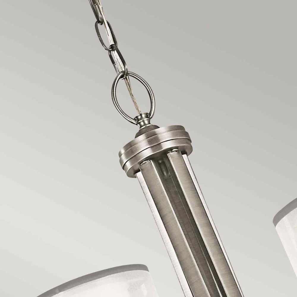 Kichler Lacey 5 Light Chandelier in Antique Pewter
