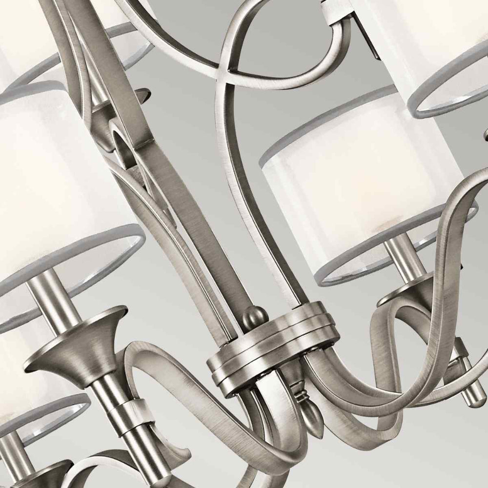Kichler Lacey 9 Light Chandelier in Antique Pewter