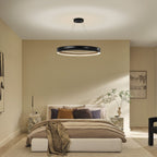 Kichler Larousse - LED Large Pendant in Black & Champagne Bronze