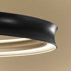 Kichler Larousse - LED Large Pendant in Black & Champagne Bronze