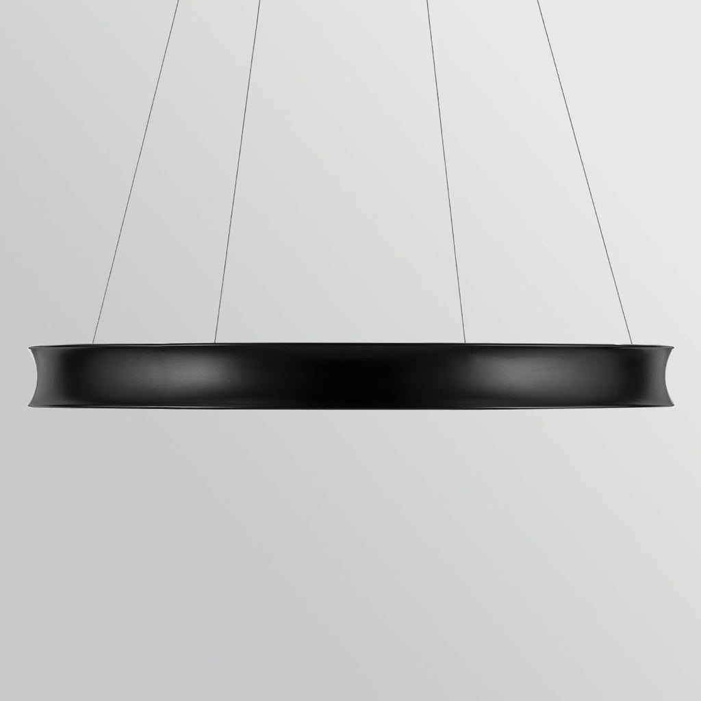 Kichler Larousse - LED Large Pendant in Black & Champagne Bronze