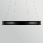 Kichler Larousse - LED Large Pendant in Black & Champagne Bronze