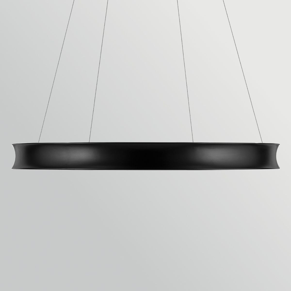 Kichler Larousse - LED Large Pendant in Black & Champagne Bronze