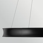 Kichler Larousse - LED Large Pendant in Black & Champagne Bronze