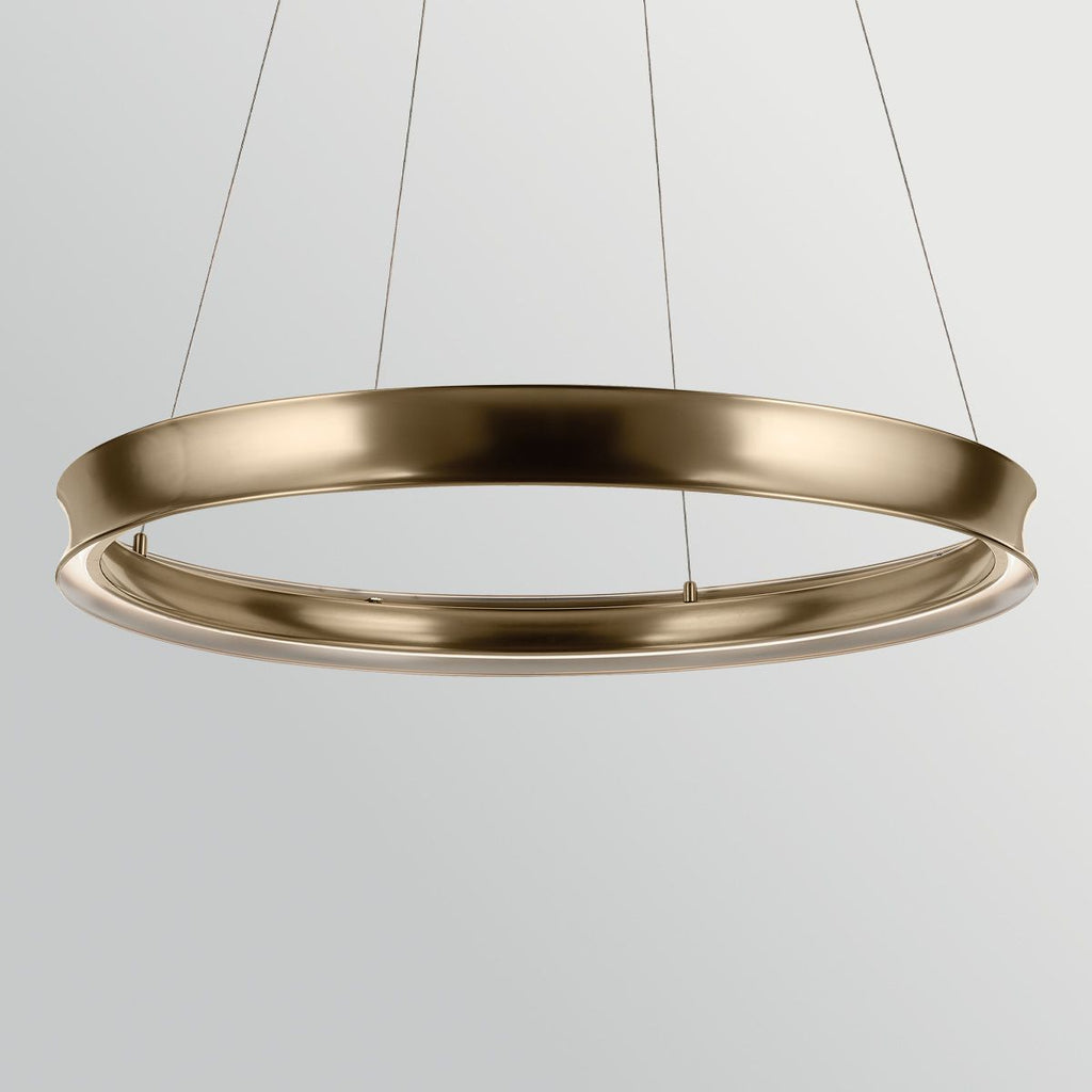 Kichler Larousse - LED Large Pendant in Champagne Bronze