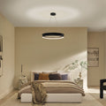 Kichler Larousse - LED Medium Pendant in Black & Champagne Bronze
