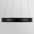 Kichler Larousse - LED Medium Pendant in Black & Champagne Bronze