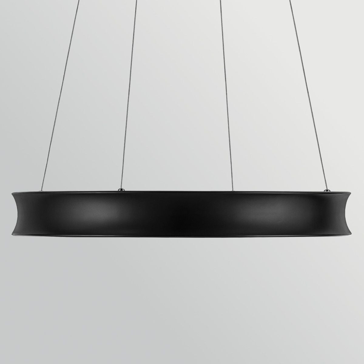 Kichler Larousse - LED Medium Pendant in Black & Champagne Bronze