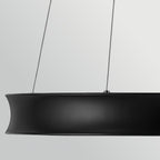 Kichler Larousse - LED Medium Pendant in Black & Champagne Bronze