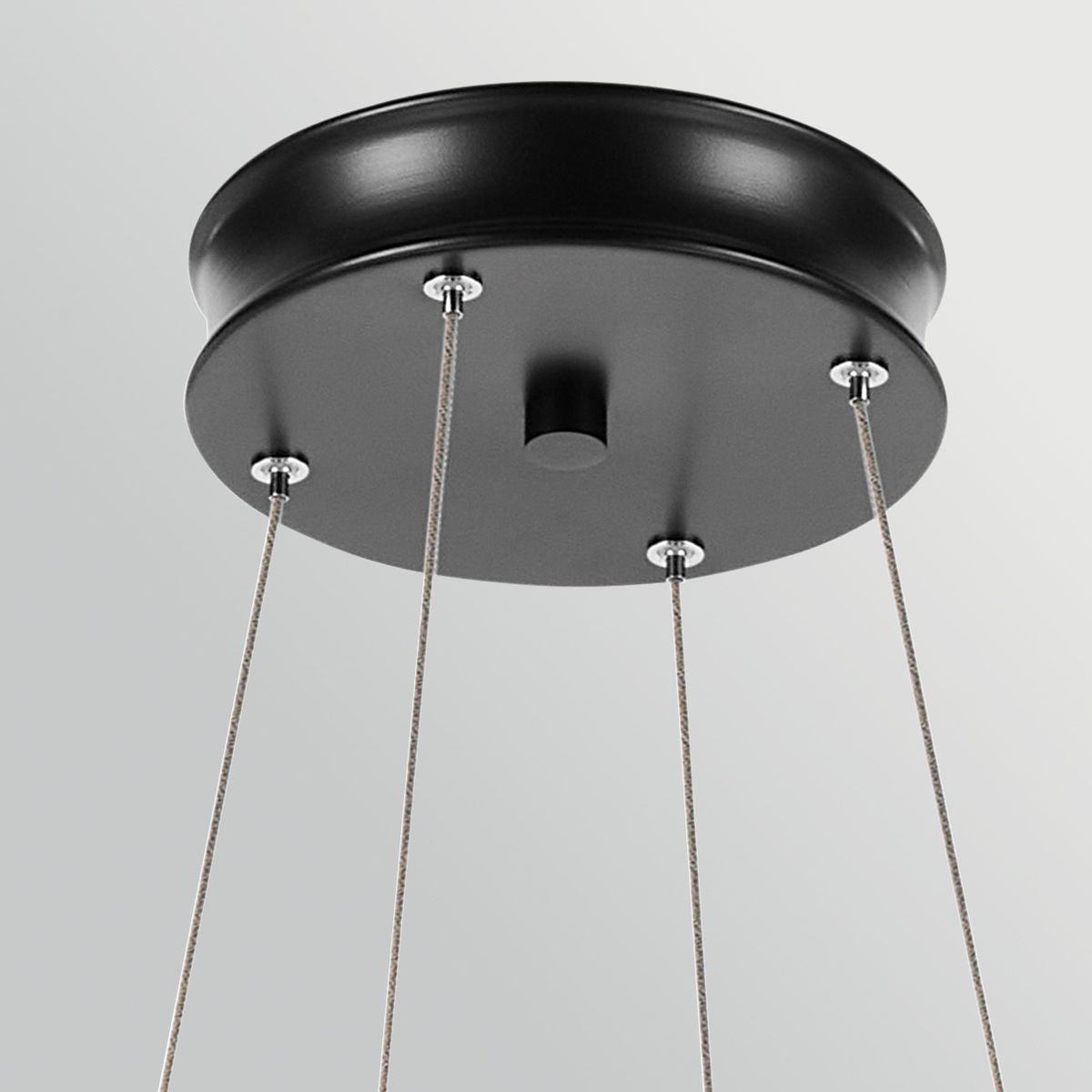Kichler Larousse - LED Medium Pendant in Black & Champagne Bronze