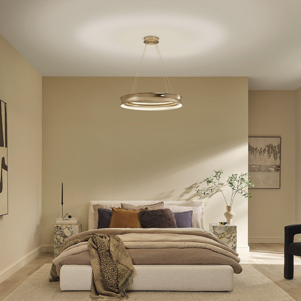 Kichler Larousse - LED Medium Pendant in Champagne Bronze