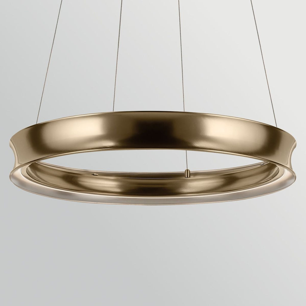 Kichler Larousse - LED Medium Pendant in Champagne Bronze