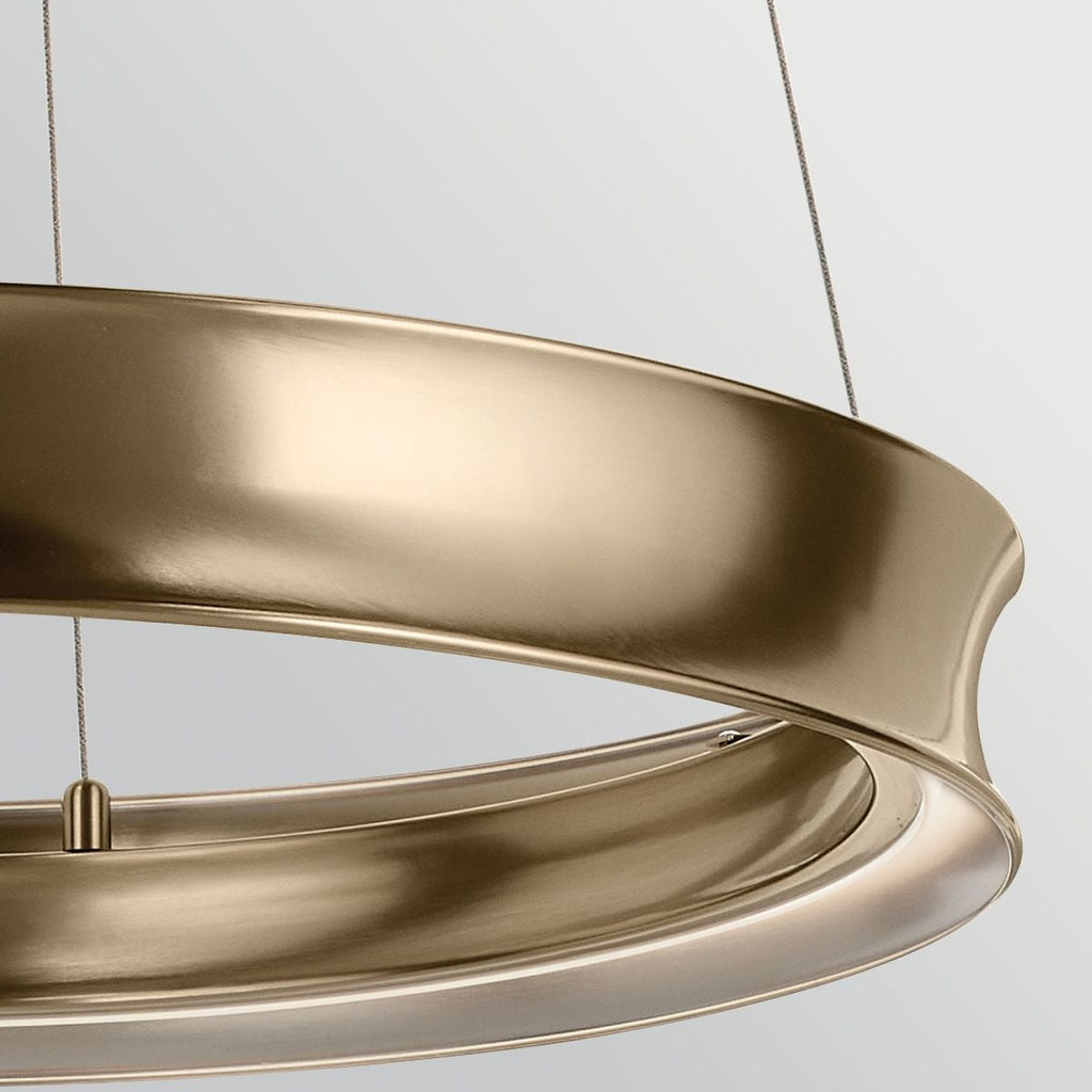 Kichler Larousse - LED Medium Pendant in Champagne Bronze