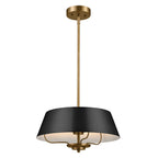 Kichler Luella 3 Light Pendant Light Black Brass